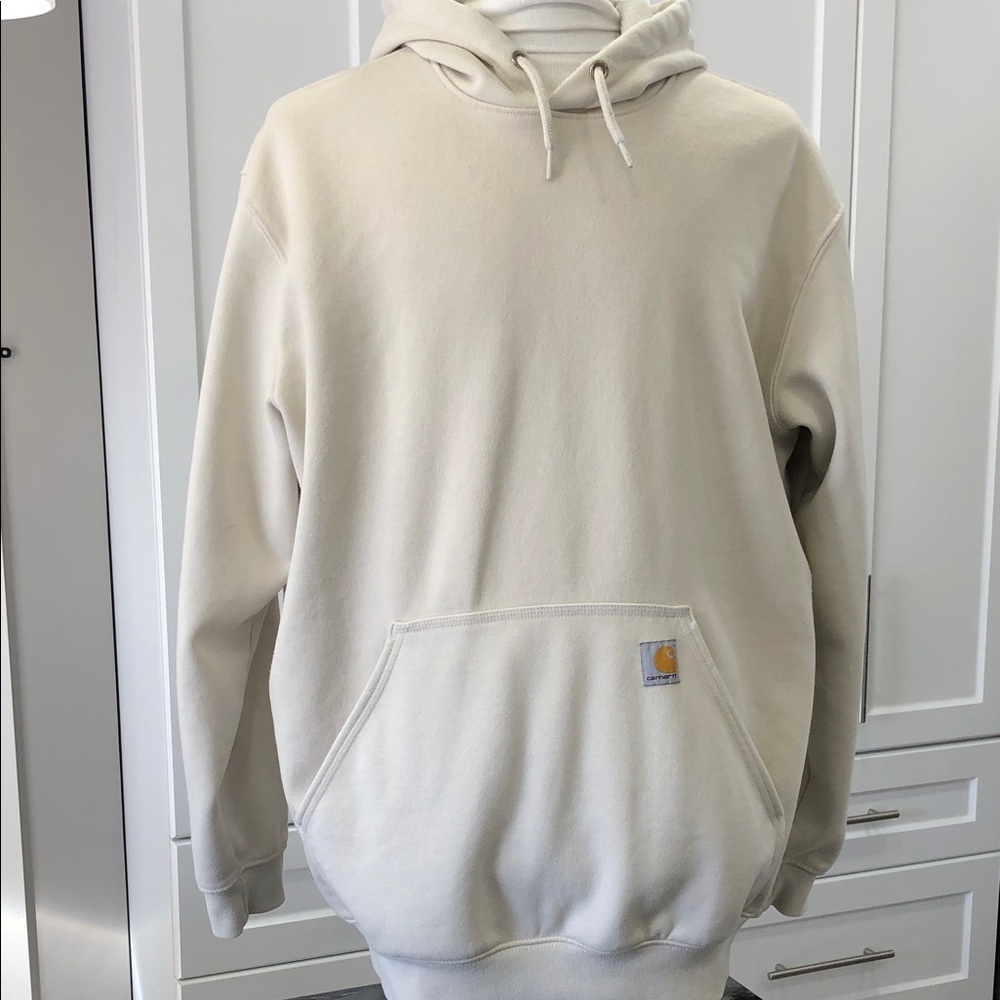 Carhartt Midweight Hoodie – Men’s XL – Malt – Logo Sleeve Sweatshirt